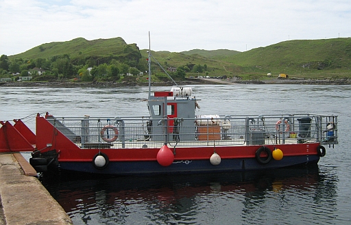 The tiny Luing Ferry